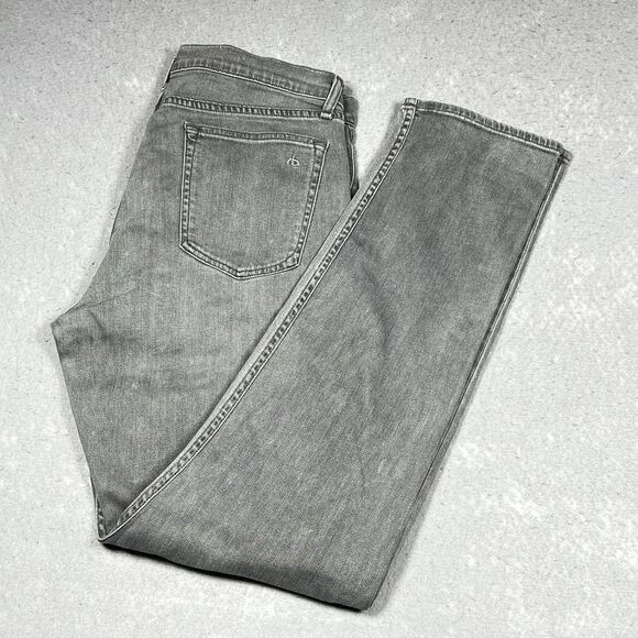 Rag & Bone Jeans Mens 34 Gray Standard Issue Fit 2 Slim leg Pockets Inseam 32 in - Picture 1 of 15